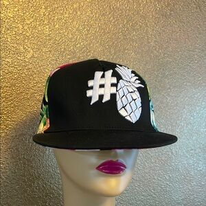 Hawaii Hashtag  Aloha Headwear Tropical Pineapple hat 🍍
